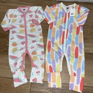 Monica + Andy Snap Up Footie Romper Lot 3-6m